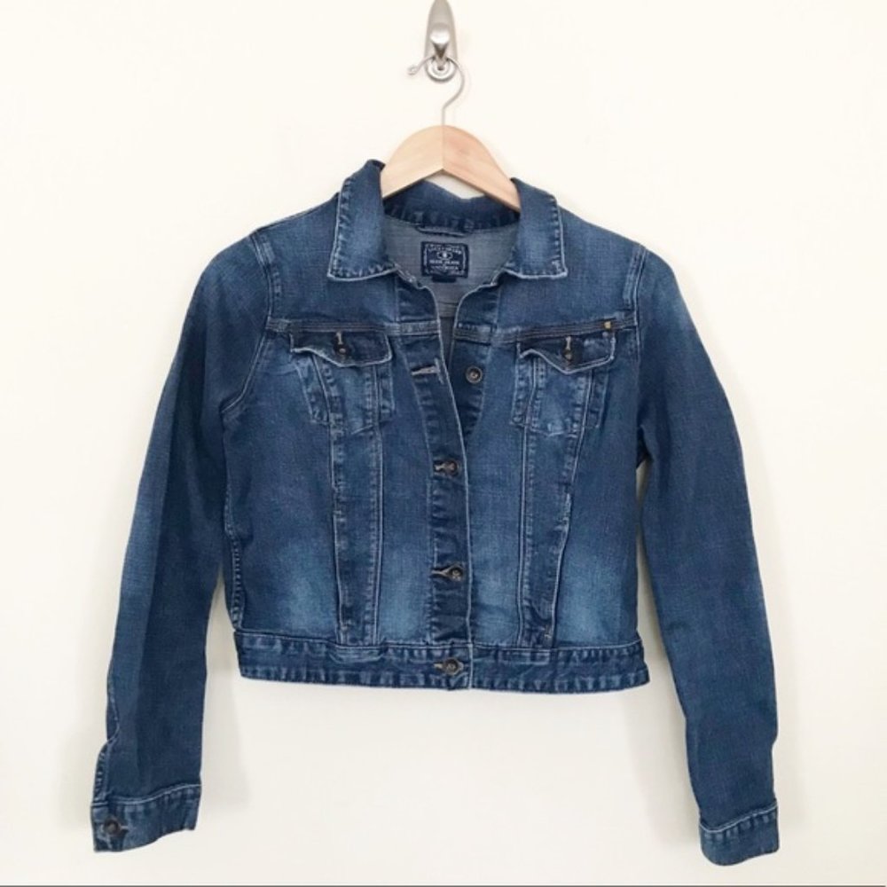 Lucky Brand Pixie Denim Jean Jacket womens L